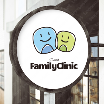 安心と優しいとスマイルのロゴ