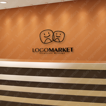 安心と優しいとスマイルのロゴ