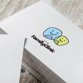 安心と優しいとスマイルのロゴ