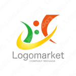 Hとタッグと協調のロゴ