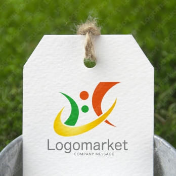 Hとタッグと協調のロゴ