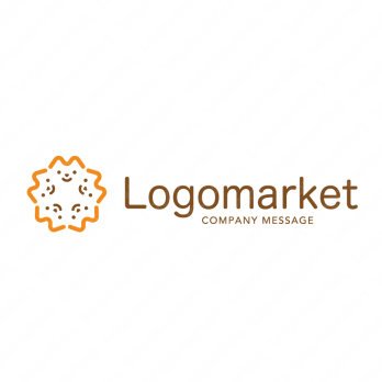 ペットと親しみやすいとほのぼののロゴ