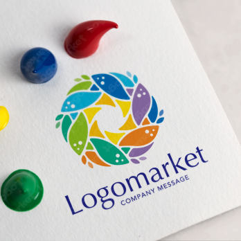 Aとaと虹のロゴ