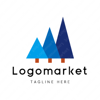 木と家族と仲間のロゴ