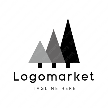 木と家族と仲間のロゴ