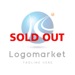 Kと地球と球体のロゴ