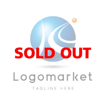 Kと地球と球体のロゴ