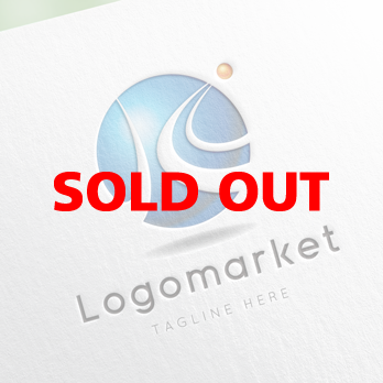 Kと地球と球体のロゴ