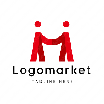 HとMと人のロゴ