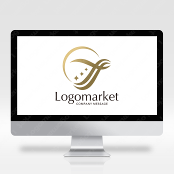 Jと輝くとエレガントのロゴ