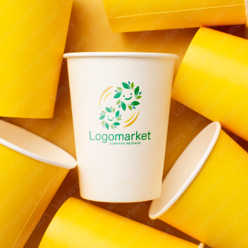 笑顔と温かいと親しみやすいのロゴ