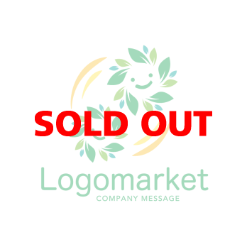 笑顔と温かいと親しみやすいのロゴ