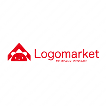 Aと熊とユニークのロゴ