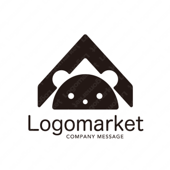 Aと熊とユニークのロゴ