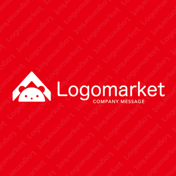 Aと熊とユニークのロゴ