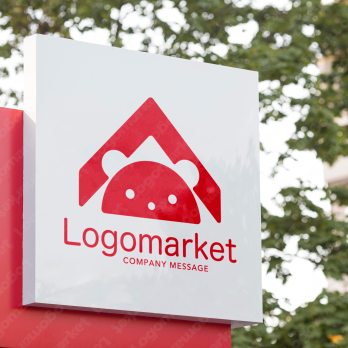 Aと熊とユニークのロゴ