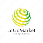 球と惑星と循環のロゴ