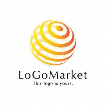 球と惑星と循環のロゴ