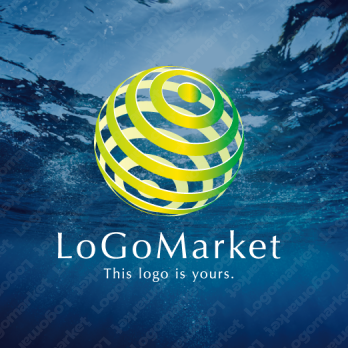 球と惑星と循環のロゴ