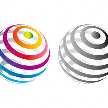 Aとaと虹のロゴ