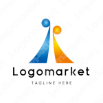 人と仲間と夫婦のロゴ