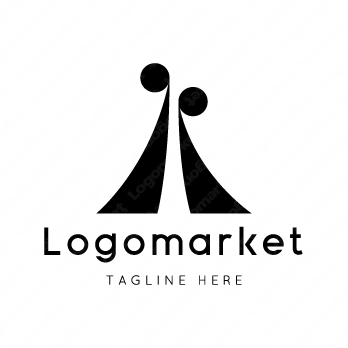 人と仲間と夫婦のロゴ