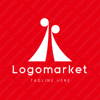 人と仲間と夫婦のロゴ