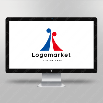 人と仲間と夫婦のロゴ