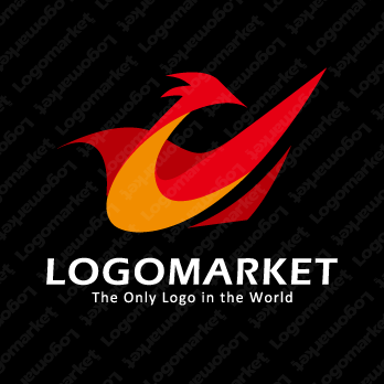 炎と鳥と再生のロゴ