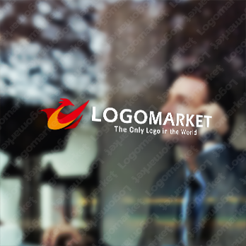 炎と鳥と再生のロゴ