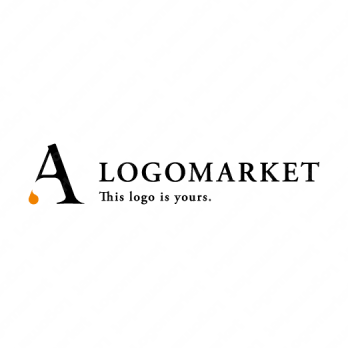 Aとワンポイントと付加価値のロゴ