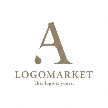 Aとワンポイントと付加価値のロゴ