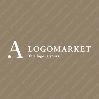 Aとワンポイントと付加価値のロゴ