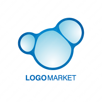 つながりと泡とシャボンのロゴ