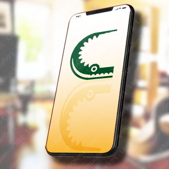 ワニとクロコとCのロゴ