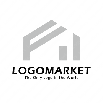 家と成長とシンプルのロゴ