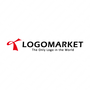 リボンと転換と成長のロゴ