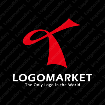 リボンと転換と成長のロゴ