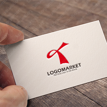 リボンと転換と成長のロゴ