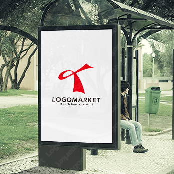 リボンと転換と成長のロゴ