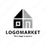 家とパーツとフレキシブルのロゴ