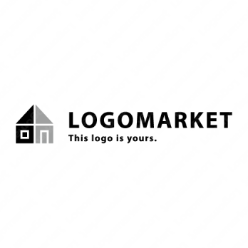 家とパーツとフレキシブルのロゴ