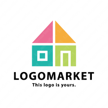 家とパーツとフレキシブルのロゴ