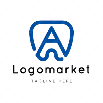 Rとrと歯のロゴ