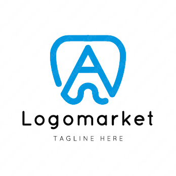 Rとrと歯のロゴ