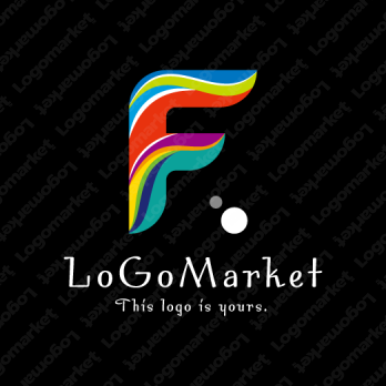 Fと波と水流のロゴ