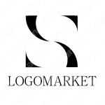 Ｓと曲線と円のロゴ