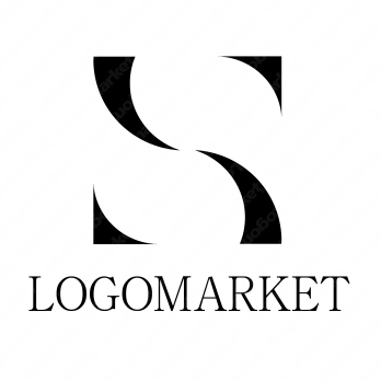 Ｓと曲線と円のロゴ