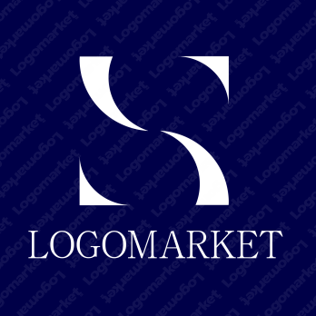 Ｓと曲線と円のロゴ