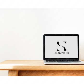 Ｓと曲線と円のロゴ